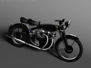 Vincent ombra nera 1950 Modello 3D