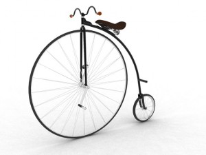 penny farthing 1886 Modello 3D