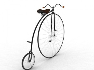 penny farthing 1886 Modello 3D