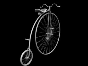 penny farthing 1886 Modello 3D