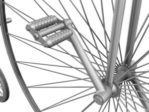 penny farthing 1886 Modello 3D
