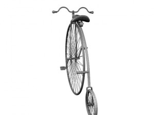 penny farthing 1886 Modello 3D
