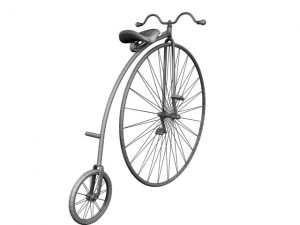penny farthing 1886 Modello 3D