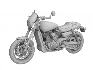 harley-davidson street rod 2018 3D Model