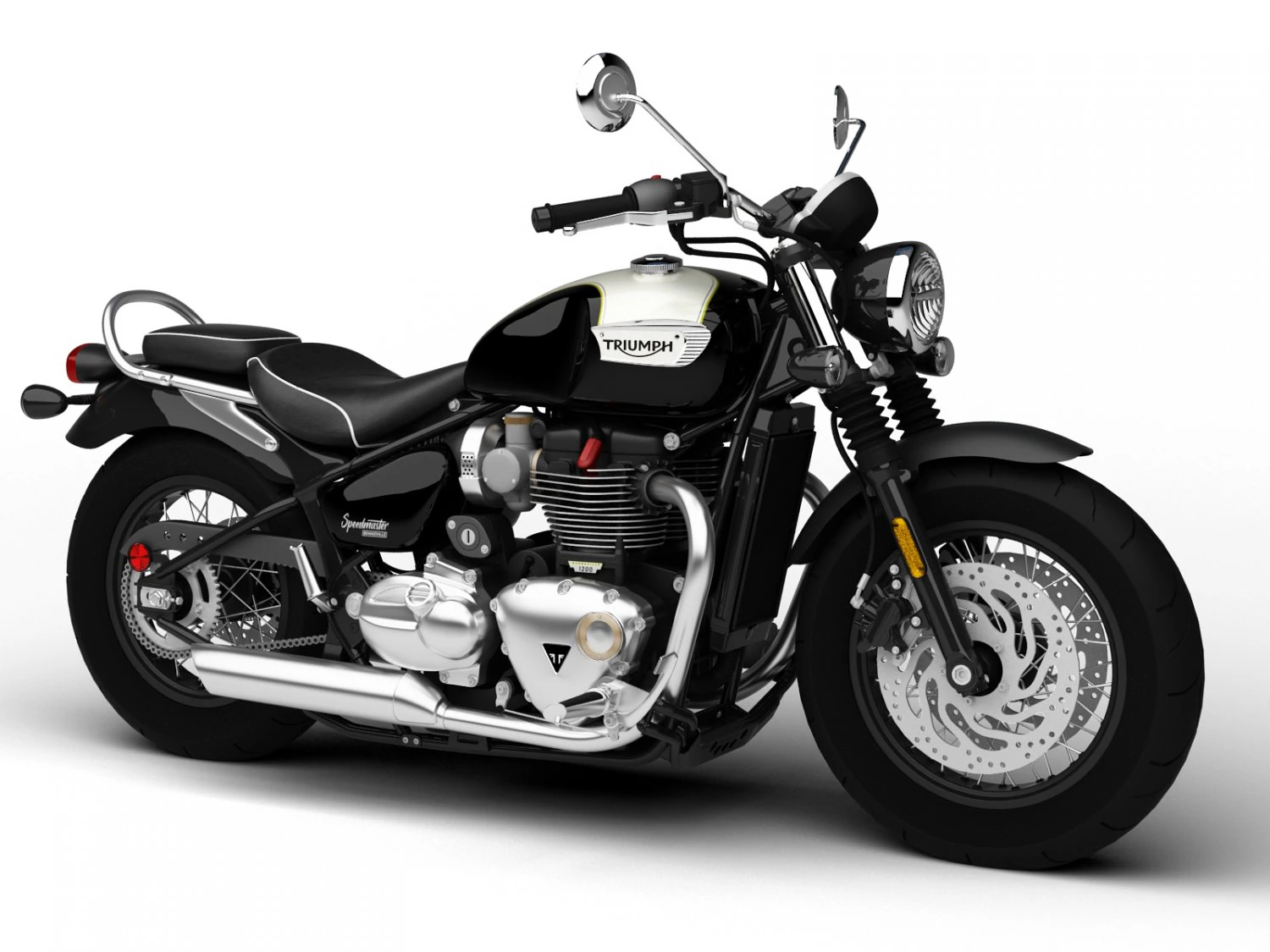triumph bonneville speedmaster 2018 3D Model .c4d .max .obj .3ds .fbx .stl .blend 