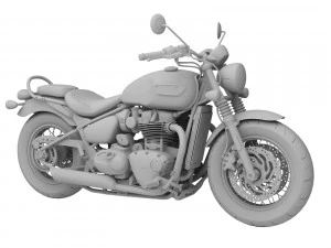triumph bonneville speedmaster 2018 3D Model