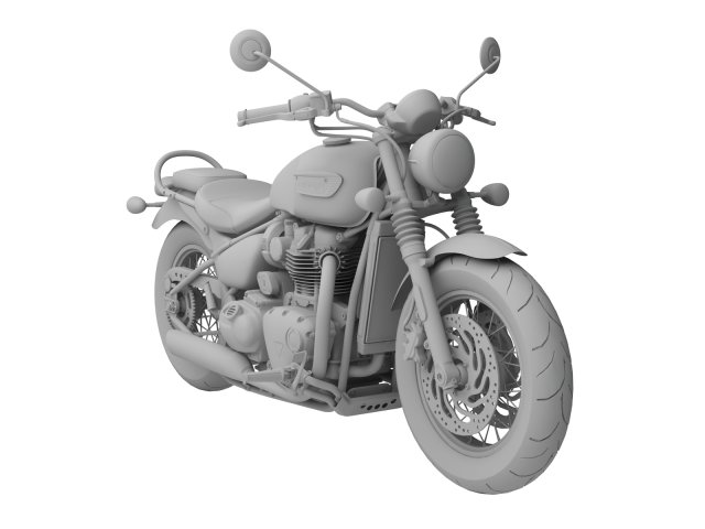 Download triumph bonneville speedmaster 2018 3D Model