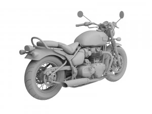 triumph bonneville speedmaster 2018 3D Model