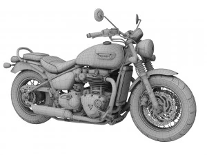 triumph bonneville speedmaster 2018 3D Model