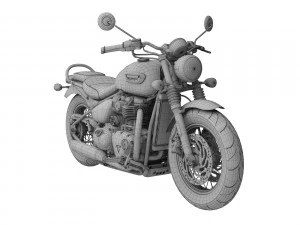 triumph bonneville speedmaster 2018 3D Model