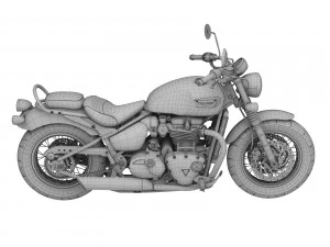 triumph bonneville speedmaster 2018 3D Model