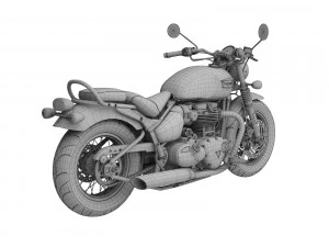triumph bonneville speedmaster 2018 3D Model
