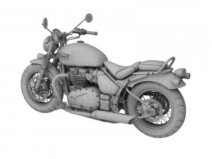 triumph bonneville speedmaster 2018 3D Model