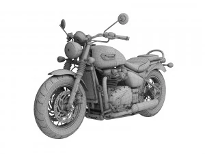 triumph bonneville speedmaster 2018 3D Model