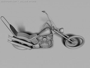 harley davidson easy rider panhead Modelo 3D
