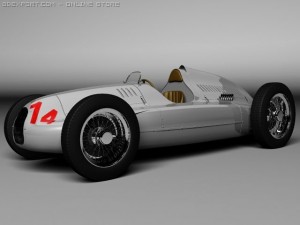 auto union type d 3D Model