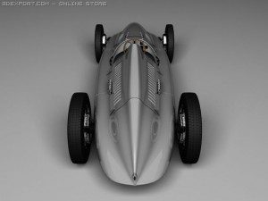 auto union type d 3D Model