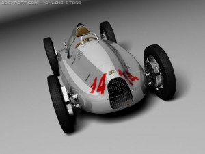 auto union type d 3D Model