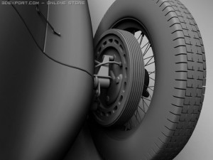 auto union type d 3D Model
