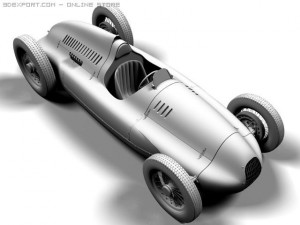 auto union type d 3D Model