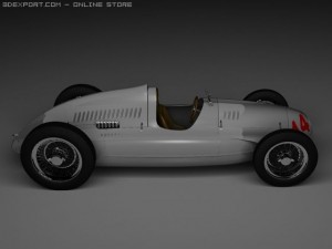 auto union type d 3D Model