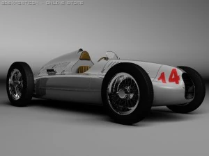 auto union type d 3D Model