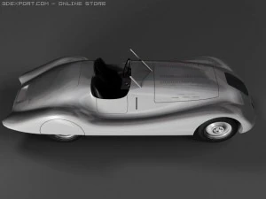 auto union wanderer streamline 3D Model