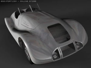 auto union wanderer streamline 3D Model