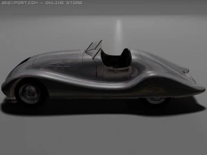 auto union wanderer streamline 3D Model