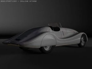 auto union wanderer streamline 3D Model