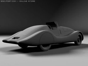 auto union wanderer streamline 3D Model