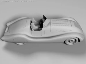 auto union wanderer streamline 3D Model