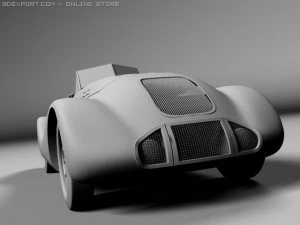 auto union wanderer streamline 3D Model