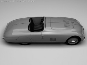 bmw 328 touring roadster 1940 3D 모델