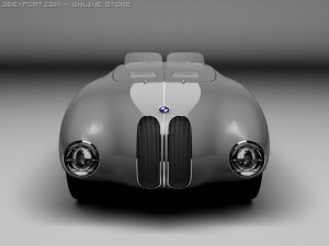 bmw 328 touring roadster 1940 3D 모델