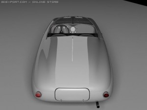 bmw 328 touring roadster 1940 3D 모델