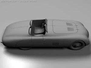 bmw 328 touring roadster 1940 3D Model