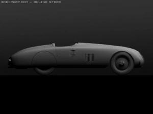 bmw 328 touring roadster 1940 3D Model