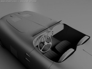 bmw 328 touring roadster 1940 3D 모델