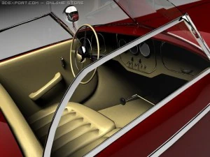 mercedesbenz 540k convertible 3D Model
