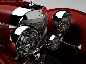 mercedesbenz 540k convertible 3Dモデル