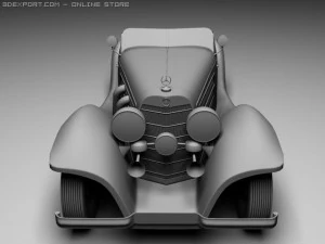mercedesbenz 540k convertible 3D Model