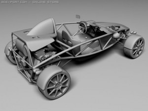 ariel atom 3D मॉडल