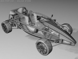 ariel atom 3D मॉडल