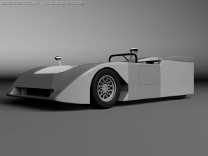 chaparral 2j 3D Model
