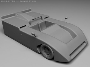 chaparral 2j 3D Model