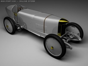 blitzen benz mk ii 3D Model