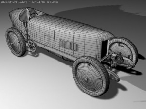 blitzen benz mk ii Modelo 3D