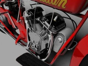 indian scout 1928 3D Model