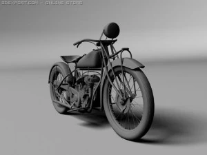 indian scout 1928 3D Model